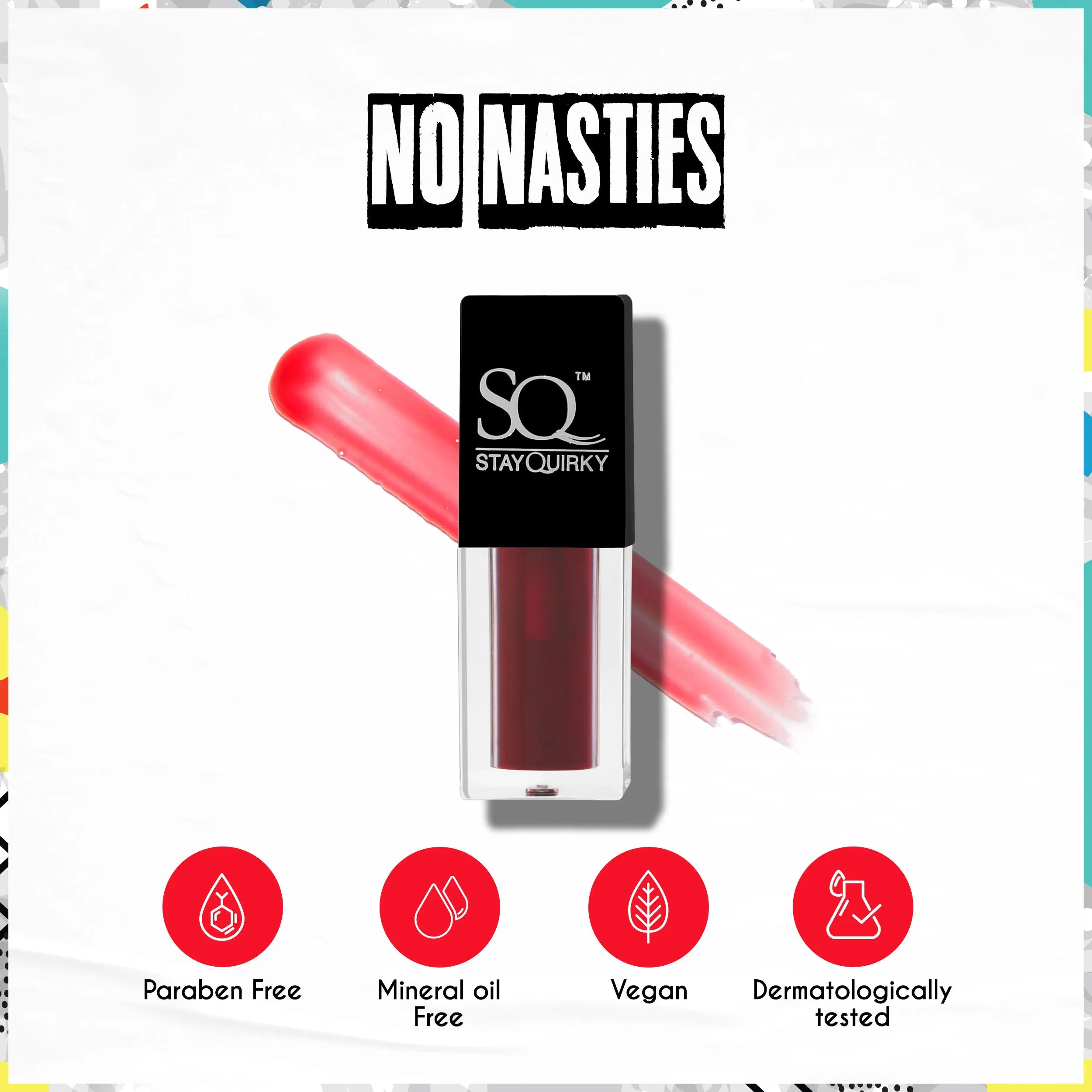 Stay Quirky Cutesy Tootsie Lip & Cheek Tint Red velvete Cake (2.6ml)