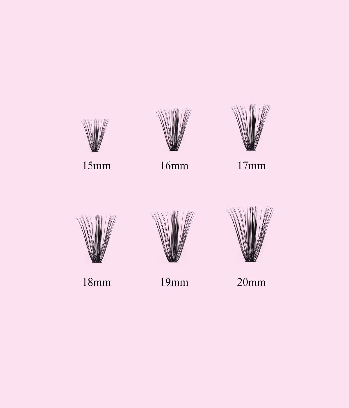 Sugar 40D Lash Extensions At Home Easily Stackable