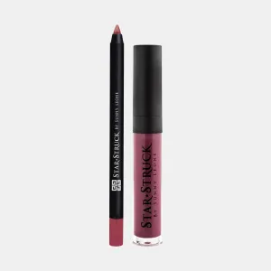 Sugar Plum - 2Pcs Lip Kit, Lip Gloss & Lipliner Kit - Mauve Pink