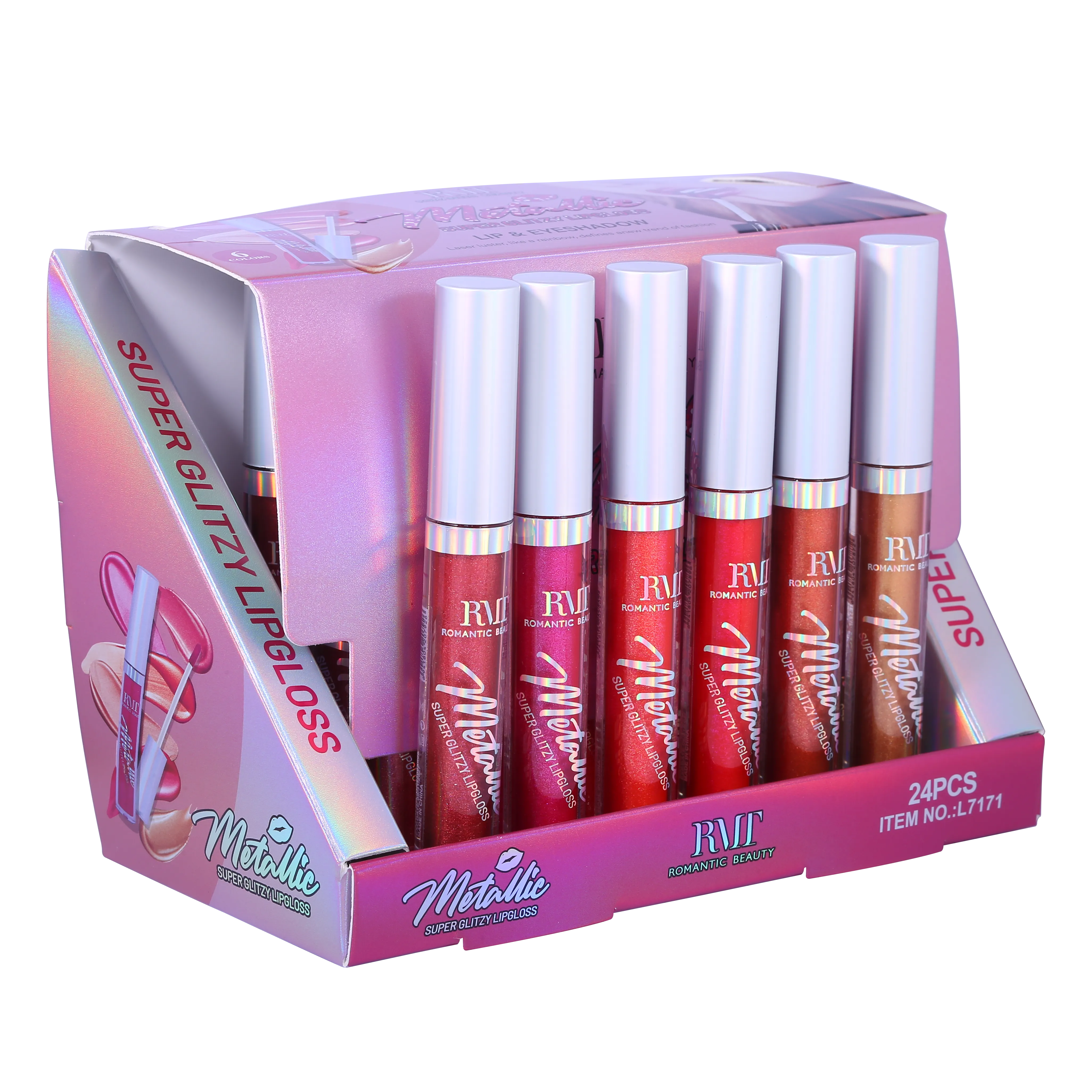 Super Glitzy Metallic Lipgloss and Eyeshadow