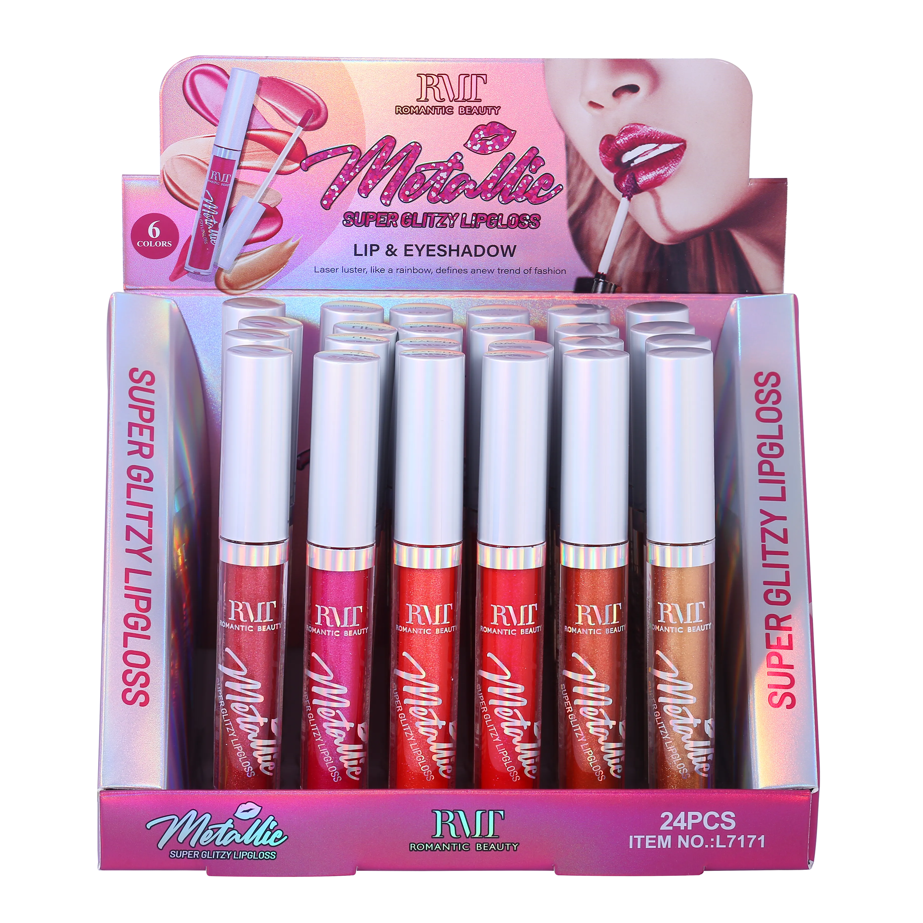 Super Glitzy Metallic Lipgloss and Eyeshadow