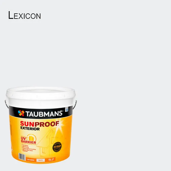 Taubmans Sunproof Low Sheen 15L Self Priming  113200/15L