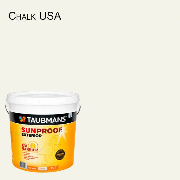 Taubmans Sunproof Low Sheen 15L Self Priming  113200/15L
