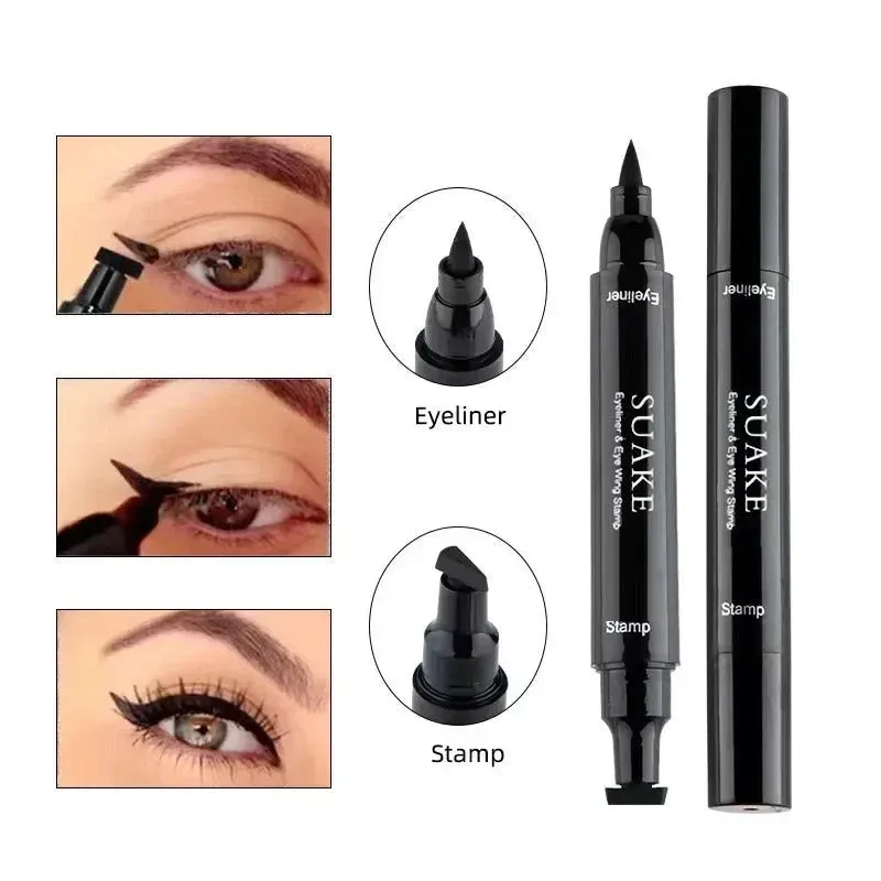 TEEK - 2 In1 Winged Stamp Liquid Waterproof Eyeliner Pen