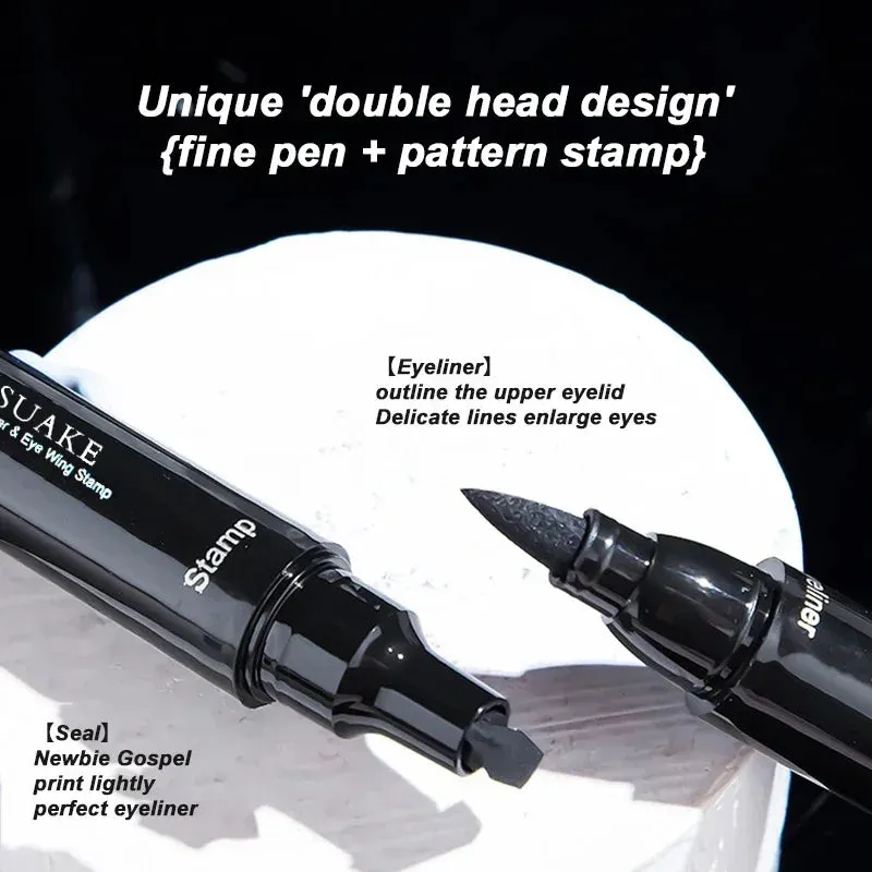 TEEK - 2 In1 Winged Stamp Liquid Waterproof Eyeliner Pen