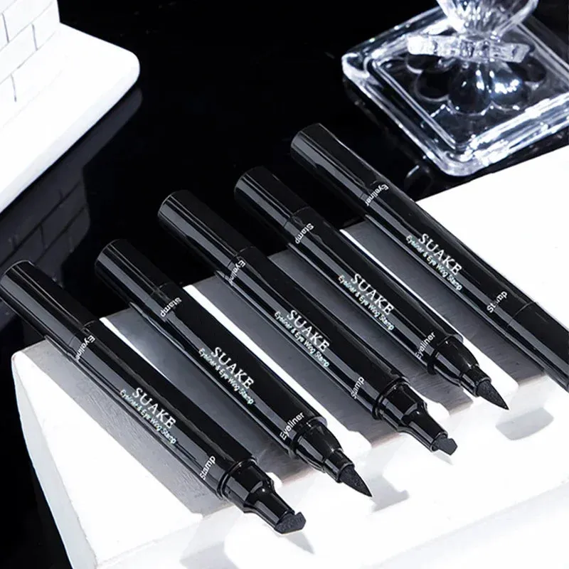 TEEK - 2 In1 Winged Stamp Liquid Waterproof Eyeliner Pen