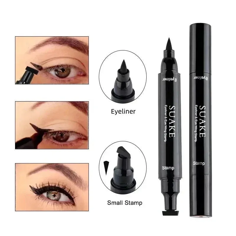 TEEK - 2 In1 Winged Stamp Liquid Waterproof Eyeliner Pen