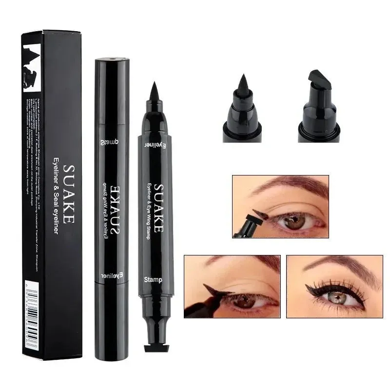 TEEK - 2 In1 Winged Stamp Liquid Waterproof Eyeliner Pen