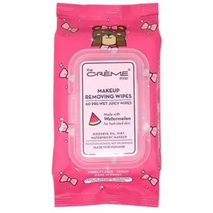 The Creme Shop Juicy Makeup Removing Wipes | Hydrating Watermelon (Bear)