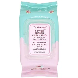 The Creme Shop Power Fusion Cleansing Pre-Wet Towelettes - Watermelon & Hyaluronic Acid