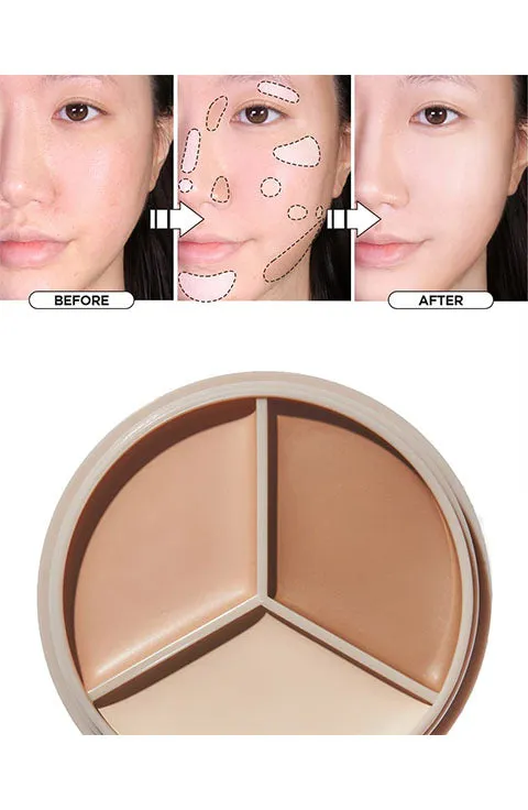 [the SAEM] Cover Perfection Triple Pot Concealer(4.5g/0.16fl.oz)