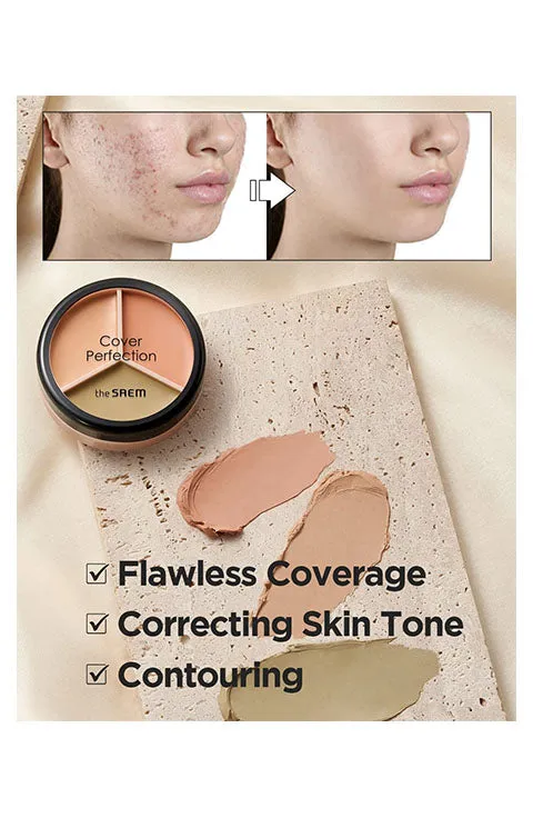 [the SAEM] Cover Perfection Triple Pot Concealer(4.5g/0.16fl.oz)
