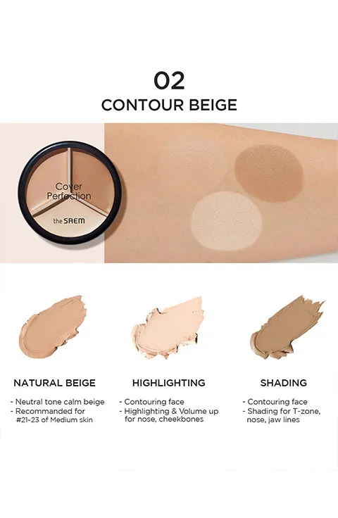 [the SAEM] Cover Perfection Triple Pot Concealer(4.5g/0.16fl.oz)
