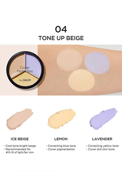 [the SAEM] Cover Perfection Triple Pot Concealer(4.5g/0.16fl.oz)