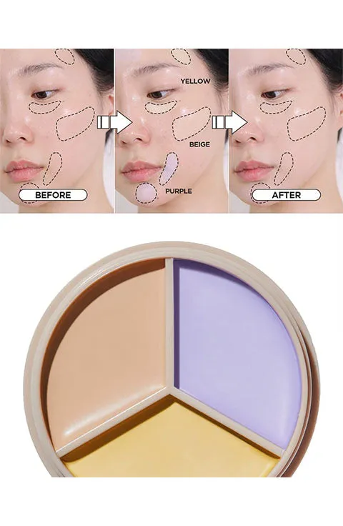 [the SAEM] Cover Perfection Triple Pot Concealer(4.5g/0.16fl.oz)