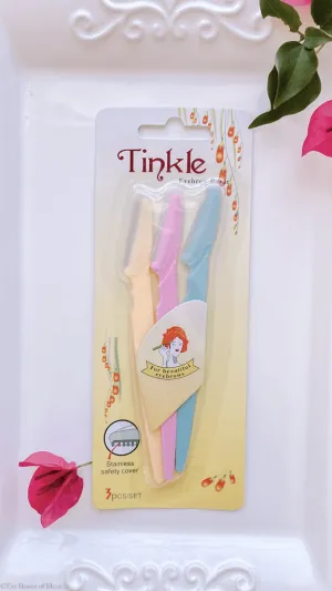 Tinkle Eyebrow Razor, Hair Trimmer Dermaplaning Shave Tool (3pcs/Set)
