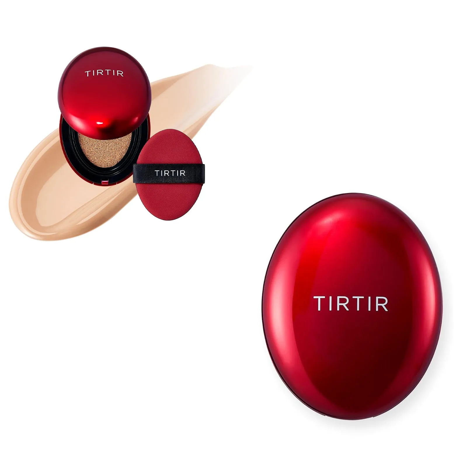 TIRTIR [*MINI SIZE   ORIGINAL SIZE*] Mask Fit Red Cushion Foundation 4.5g / 0.15 fl.oz   18g / 0.63oz.