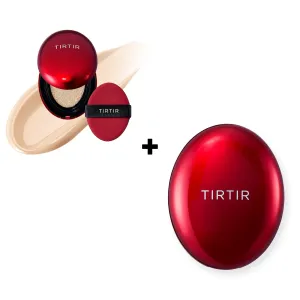 TIRTIR [*MINI SIZE   ORIGINAL SIZE*] Mask Fit Red Cushion Foundation 4.5g / 0.15 fl.oz   18g / 0.63oz.