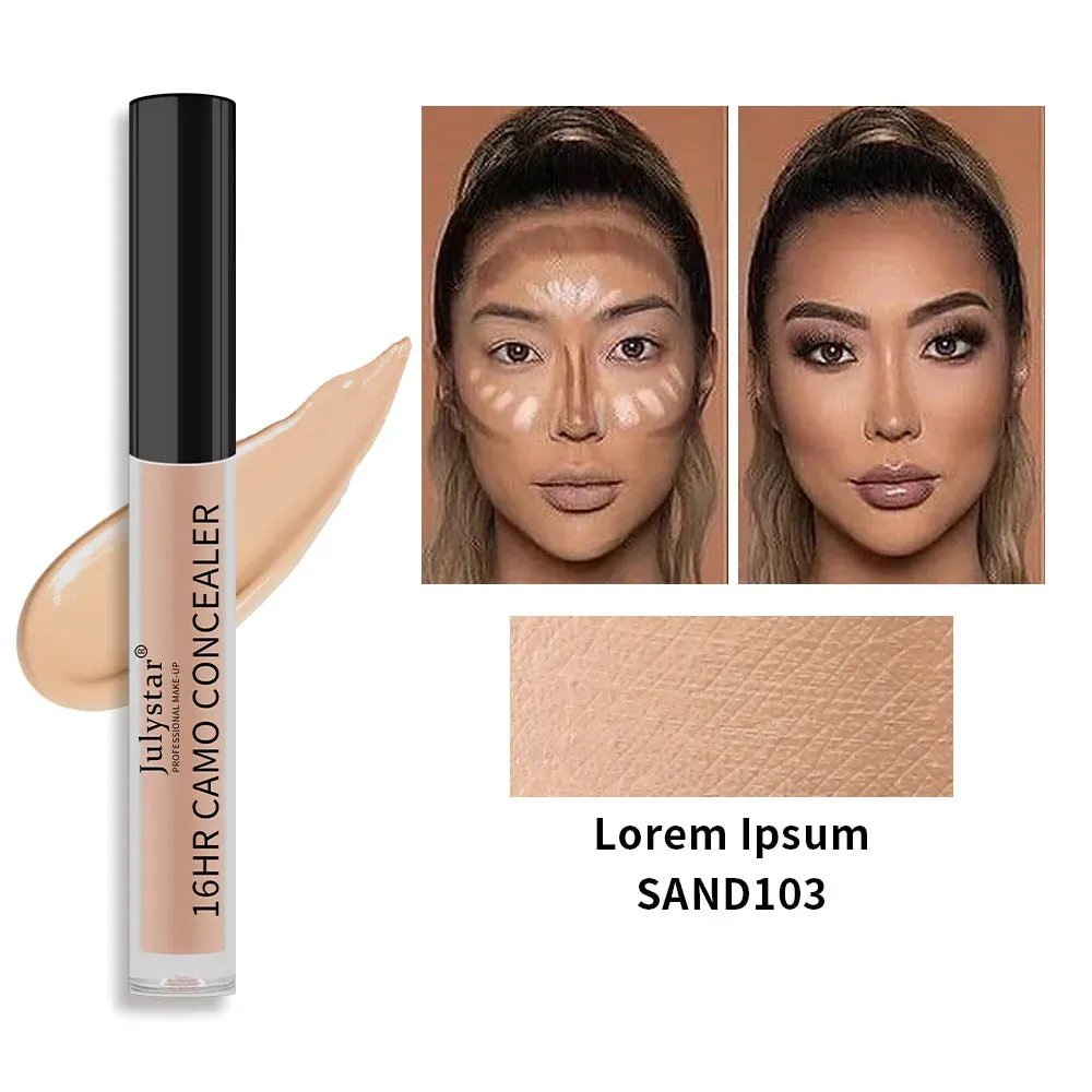 Toleet-Christmas/Thanksgiving Gift Winter Makeup Ideas Cosmetics Concealer Foundation Cream Full Skin Professional Face Blemish Cover Dark Spot Tattoo Contour Makeup Liquid Concealer