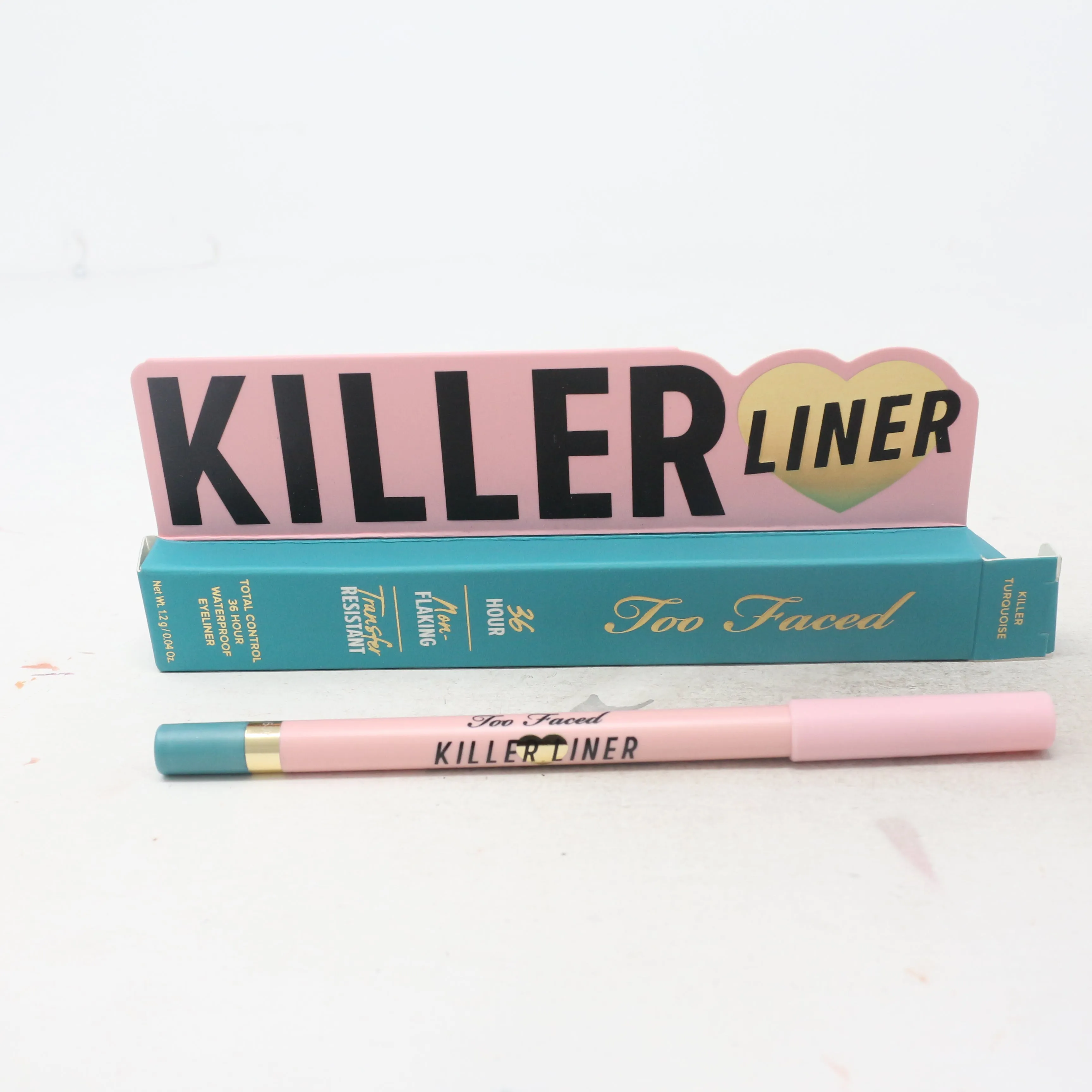 Too Faced Killer Liner Total Control 36 Hour Waterproof Eyeliner 0.04oz  New