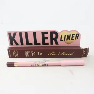 Too Faced Killer Liner Total Control 36 Hour Waterproof Eyeliner 0.04oz  New
