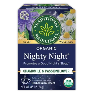 Traditional Medicinals Organic Nighty Night Tea 16ct