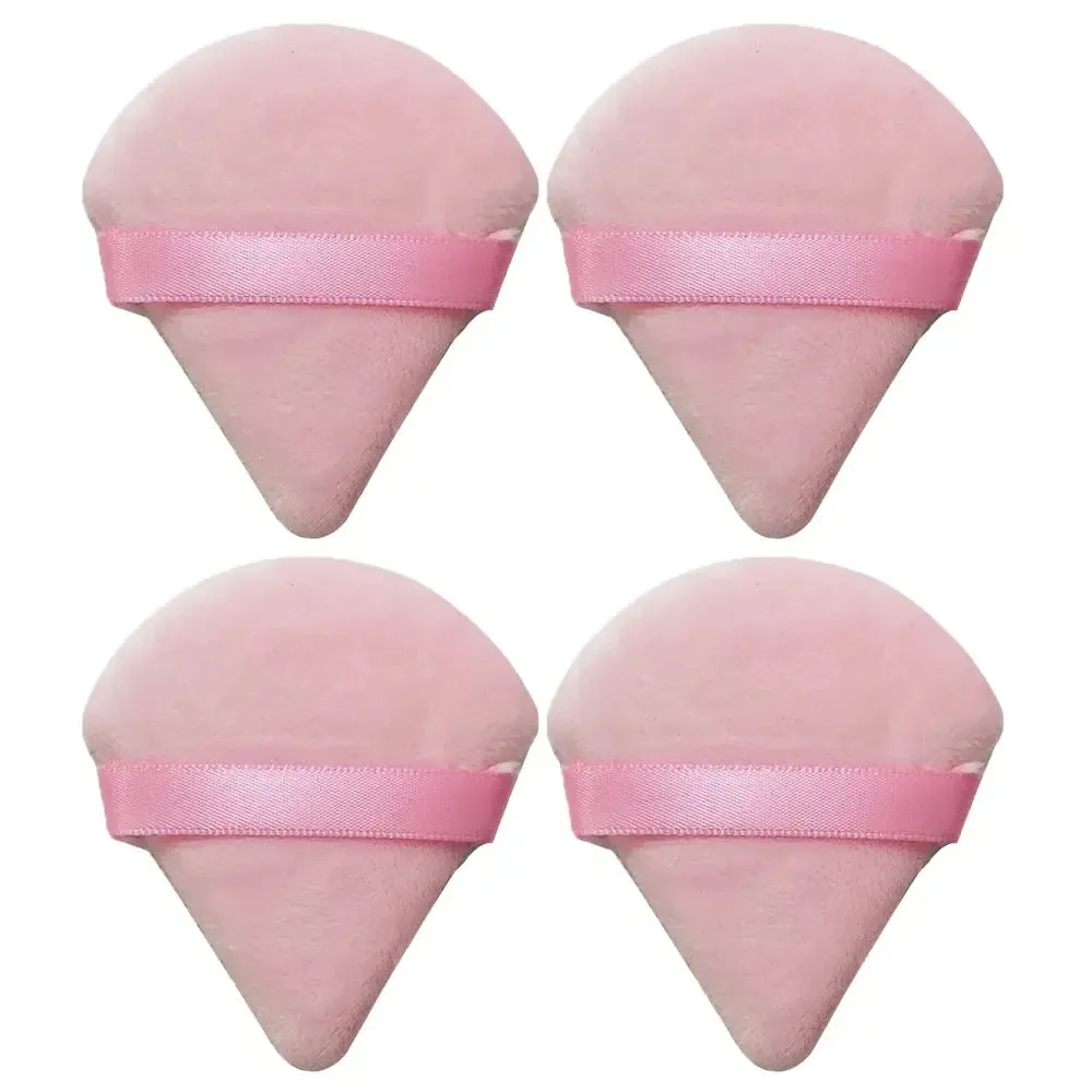 Triangle powder puff, soft sponge, velvet foundation make-up puff, facial makeup, eye contour, cosmetic shadow, washable, 1 piec