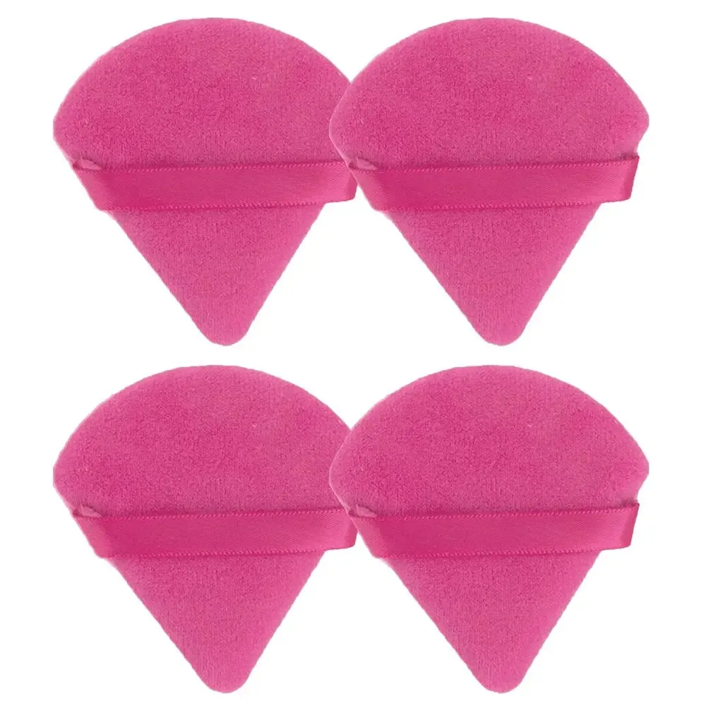Triangle powder puff, soft sponge, velvet foundation make-up puff, facial makeup, eye contour, cosmetic shadow, washable, 1 piec