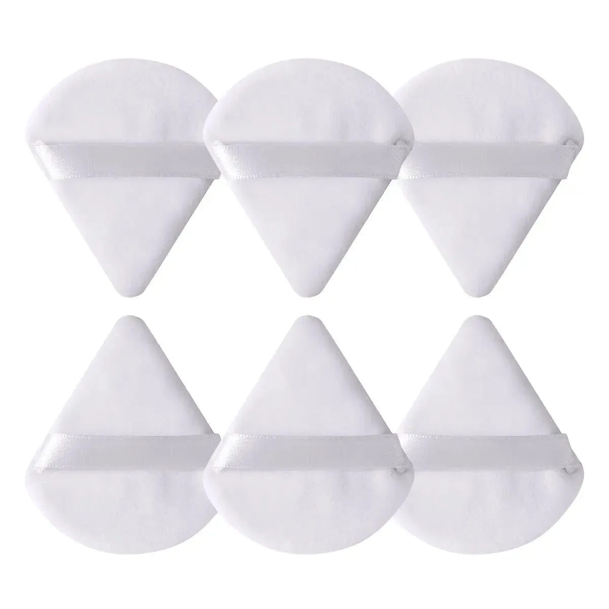 Triangle powder puff, soft sponge, velvet foundation make-up puff, facial makeup, eye contour, cosmetic shadow, washable, 1 piec