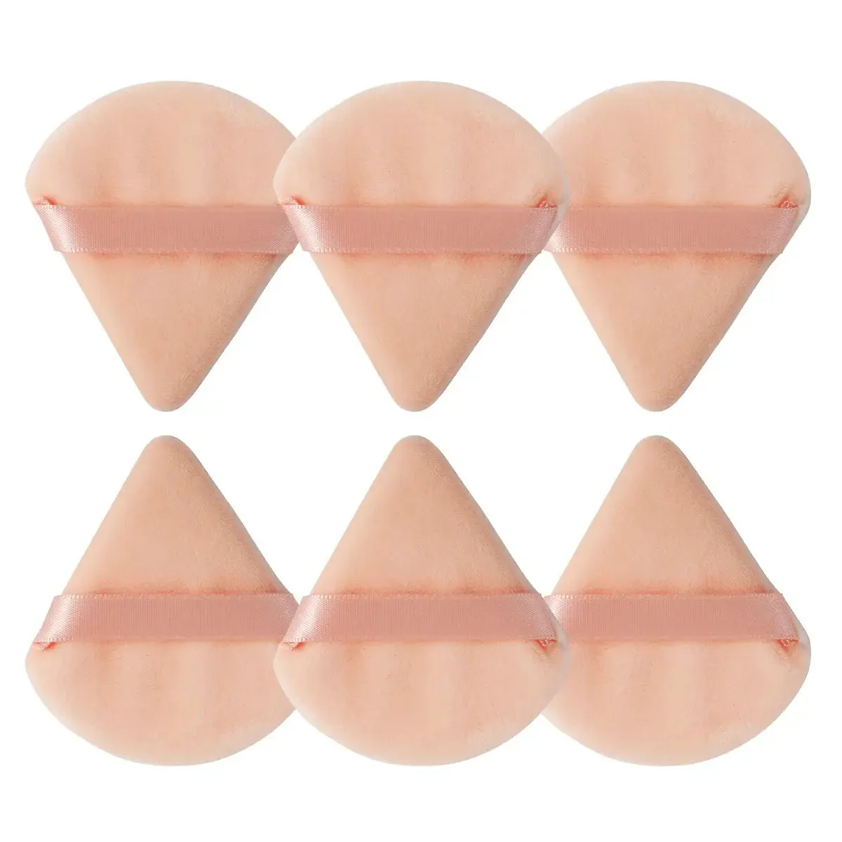 Triangle powder puff, soft sponge, velvet foundation make-up puff, facial makeup, eye contour, cosmetic shadow, washable, 1 piec