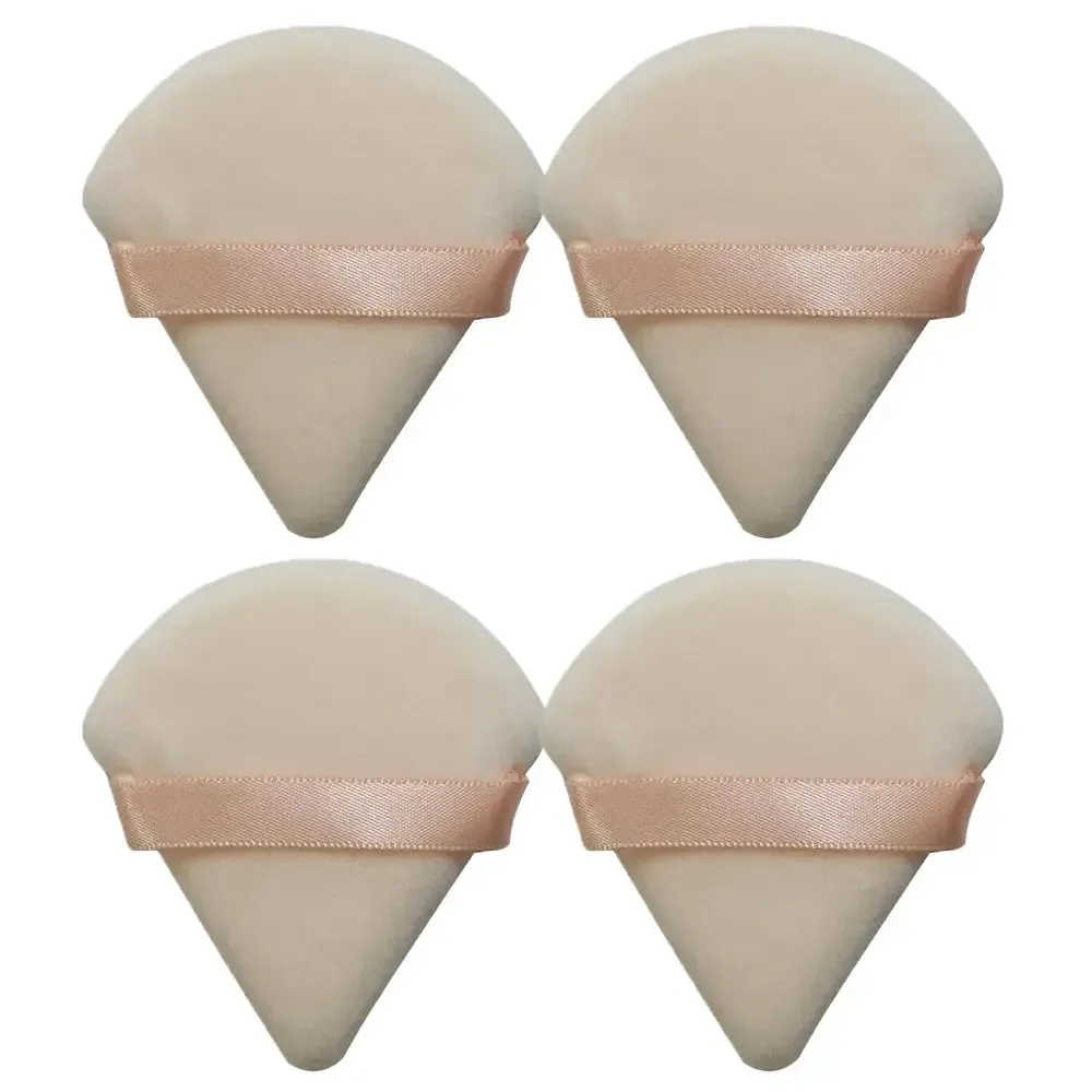 Triangle powder puff, soft sponge, velvet foundation make-up puff, facial makeup, eye contour, cosmetic shadow, washable, 1 piec