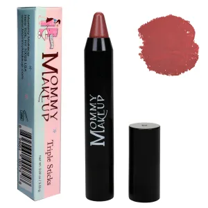 Triple Sticks Lipstick, Cream Blush, and Treatment in Tess