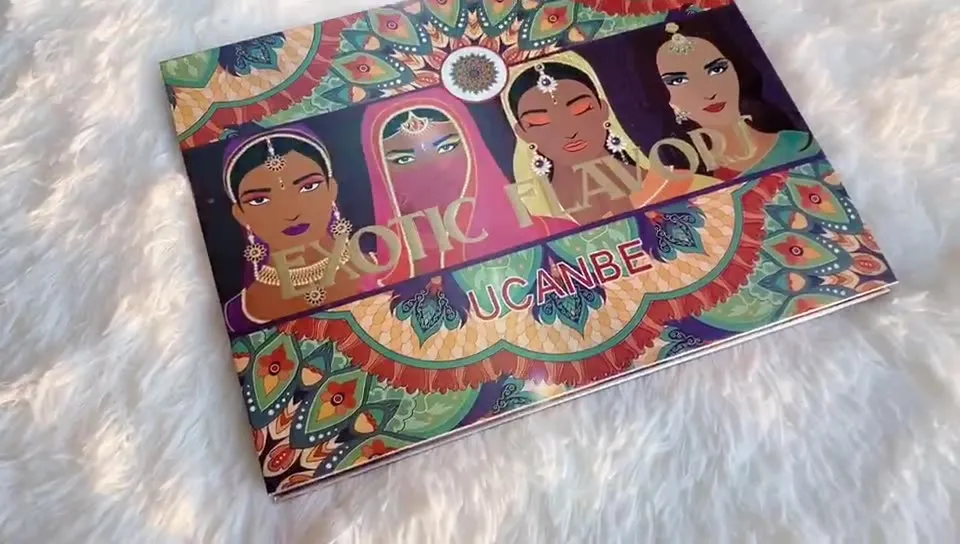 UCANBE 48 Exotic Colors Eyeshadow Palette