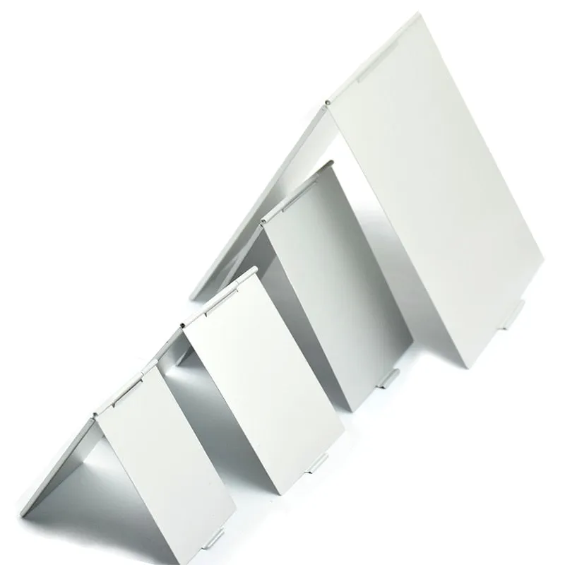 Ultra-thin Cosmetic Mirror 5 Sizes Make Up Pocket Silver Rectangle Foldable Compact Makeup Mirrors