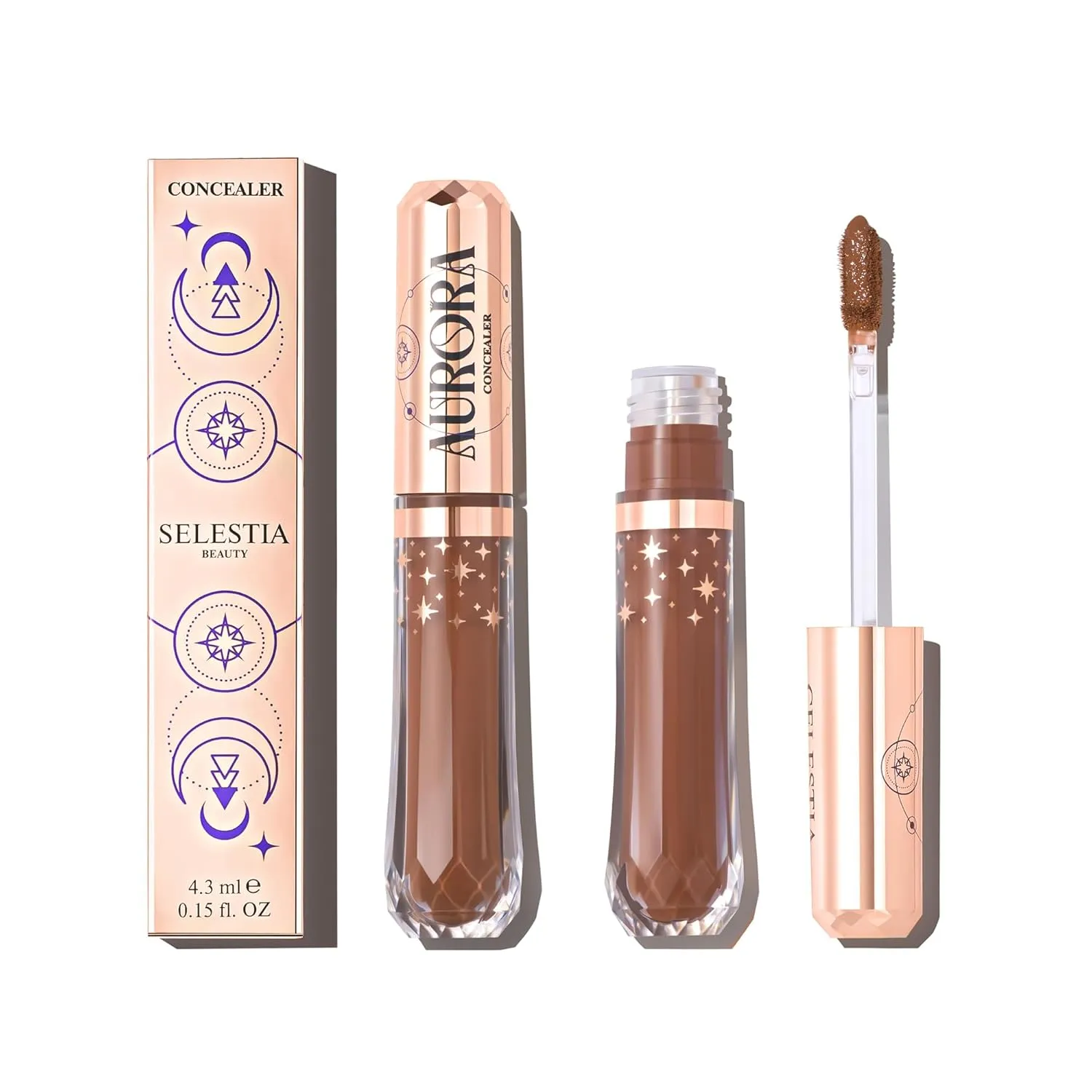 Under Eye Concealer for Dark Circles  Blendable & Long-Lasting Makeup oncealer  Seamless Finish  0.15 Fl Oz (Cocoa)
