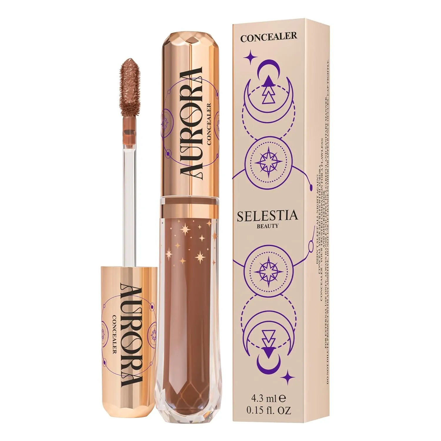 Under Eye Concealer for Dark Circles  Blendable & Long-Lasting Makeup oncealer  Seamless Finish  0.15 Fl Oz (Cocoa)
