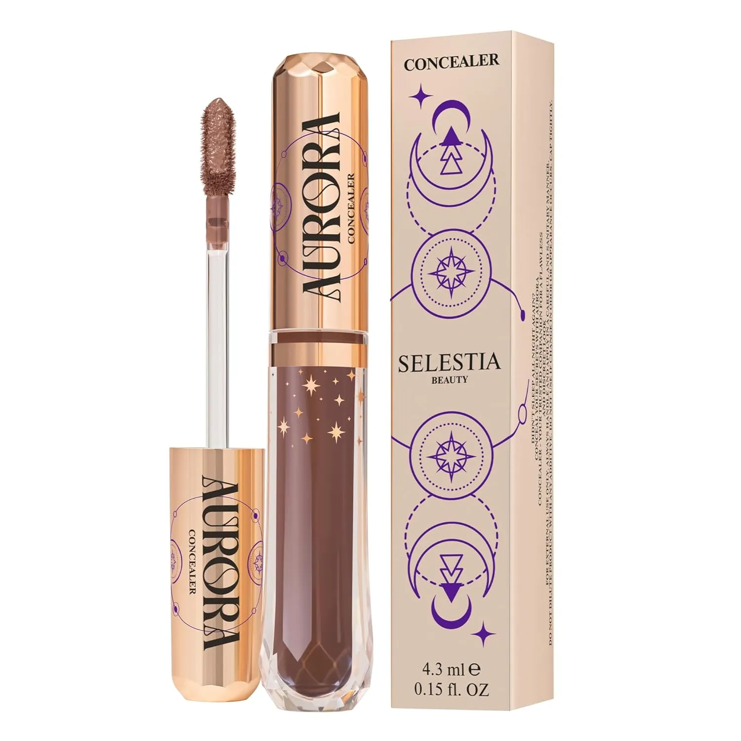 Under Eye Concealer for Dark Circles  Blendable & Long-Lasting Makeup oncealer  Seamless Finish  0.15 Fl Oz (Espresso)