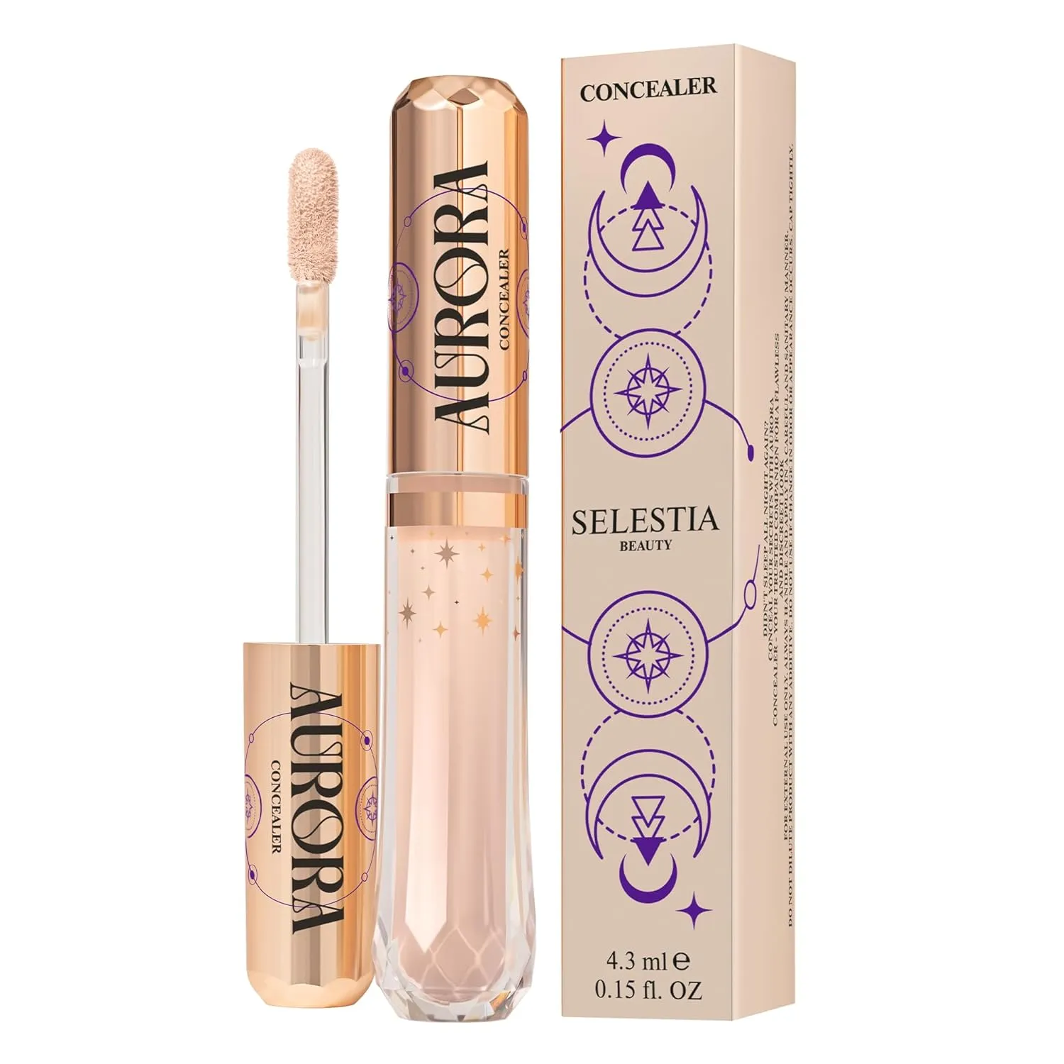 Under Eye Concealer for Dark Circles  Blendable & Long-Lasting Makeup oncealer  Seamless Finish  0.15 Fl Oz (Panna Cota)