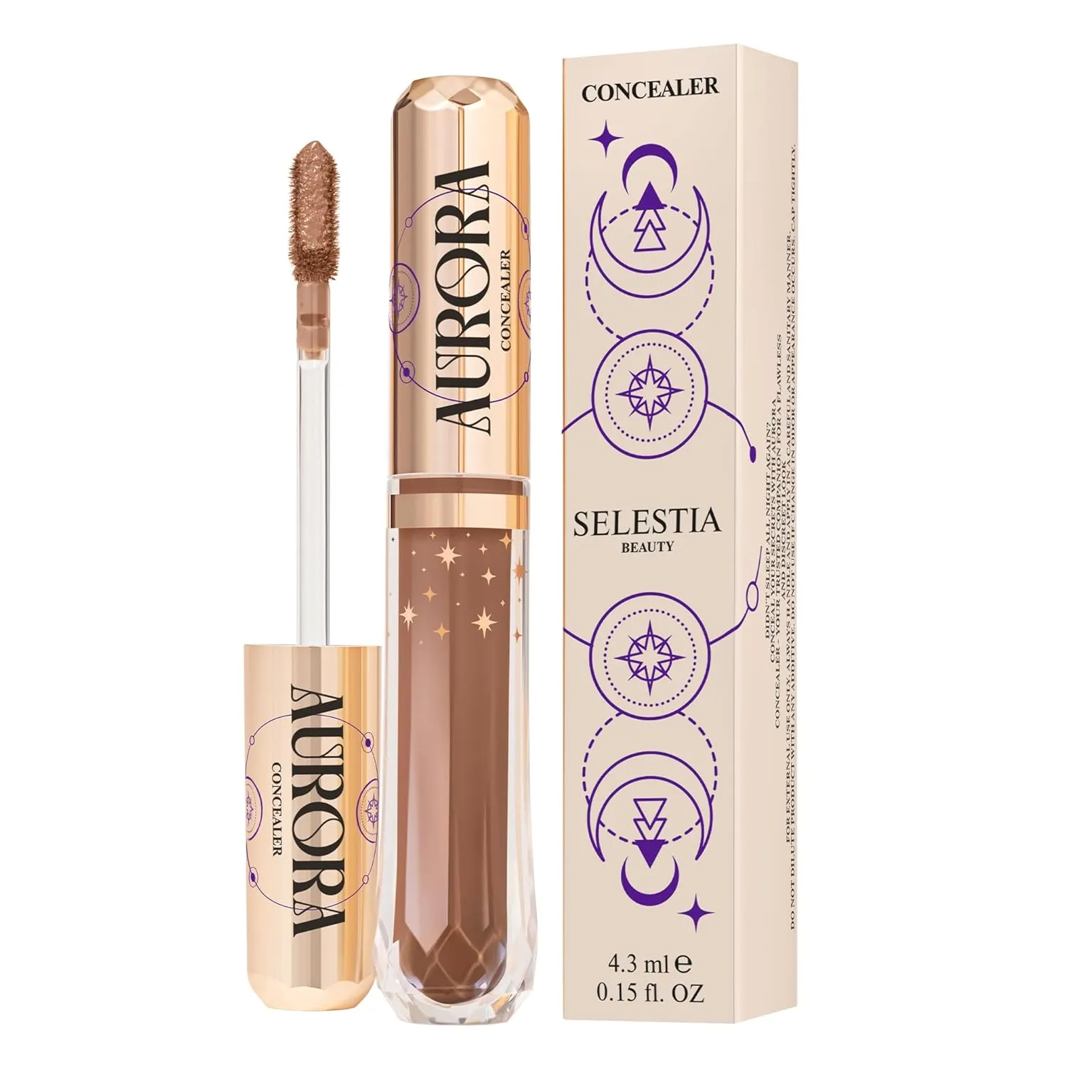 Under Eye Concealer for Dark Circles  Blendable & Long-Lasting Makeup oncealer  Seamless Finish  0.15 Fl Oz (Toffee)