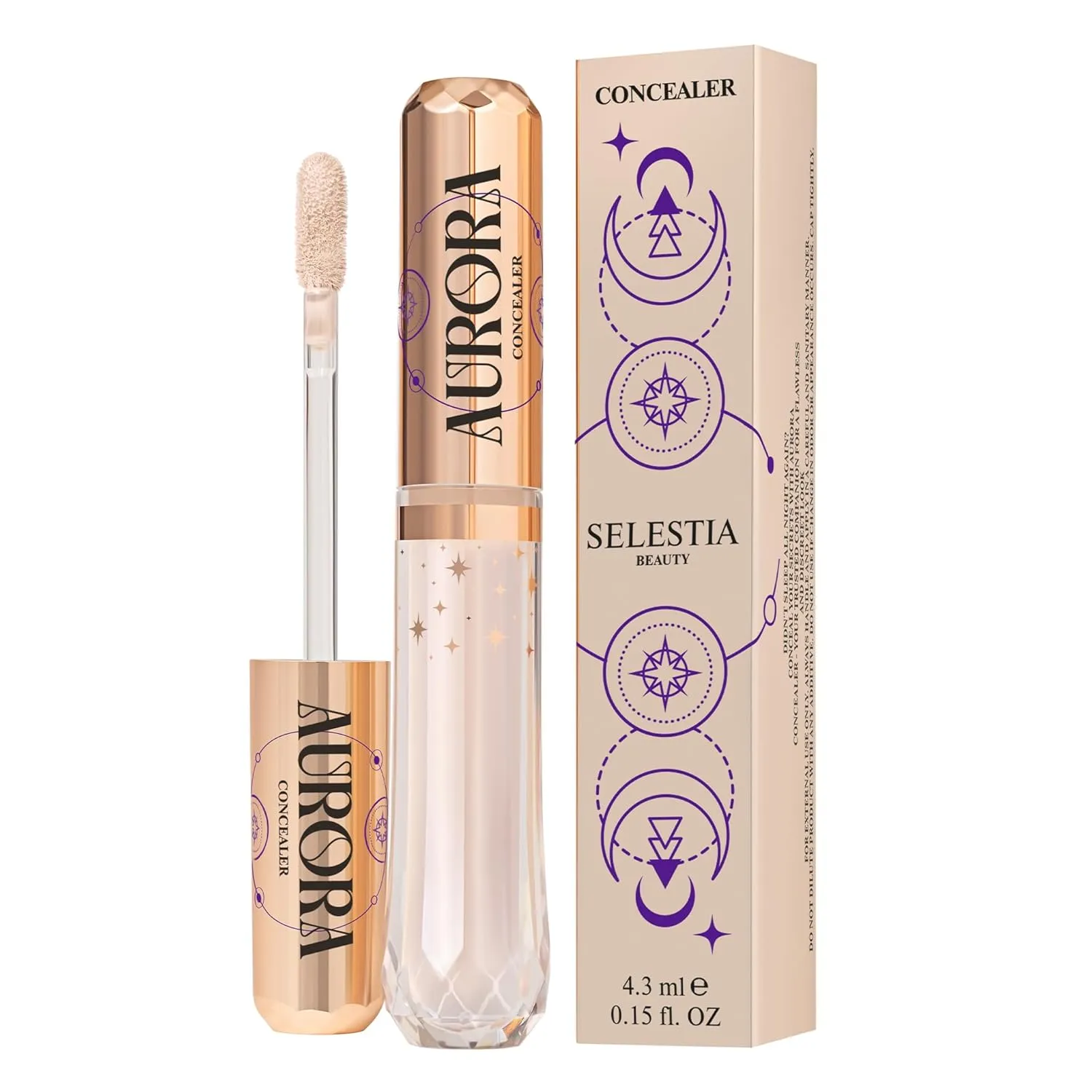 Under Eye Concealer for Dark Circles  Blendable & Long-Lasting Makeup oncealer  Seamless Finish  0.15 Fl Oz (Vanilla)