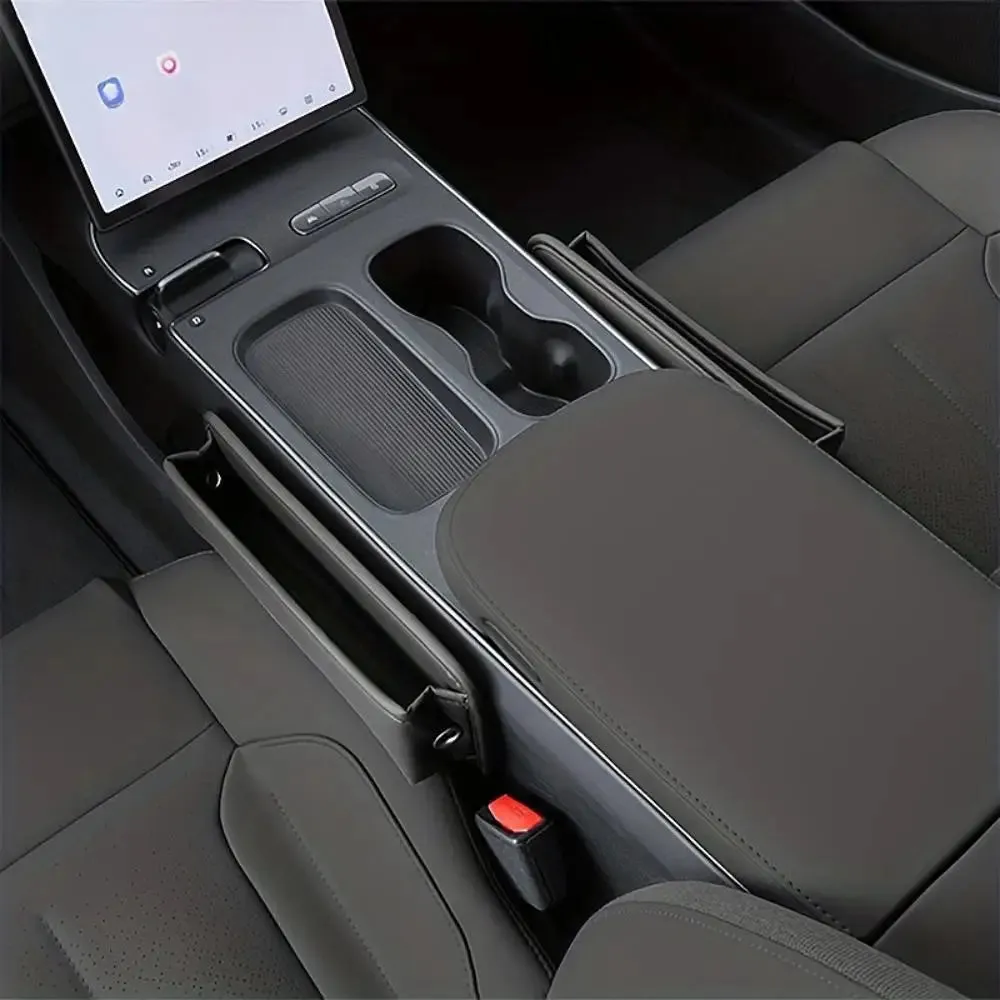 Universal Car Seat Gap Organizer – PU Auto Console Side Pocket Storage Box – Keep Your Ride Clutter-Free!