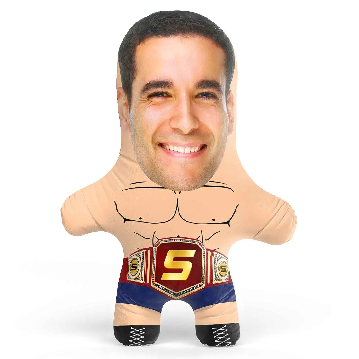 Universal Champion Wrestler Face Pillow