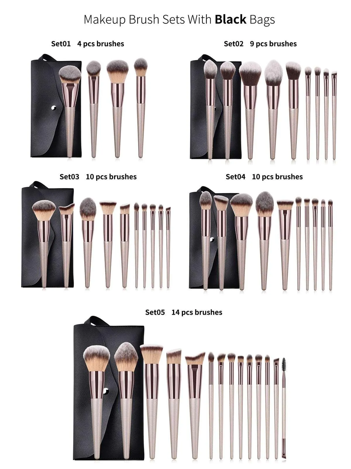 Vegan Makeup Brush Set