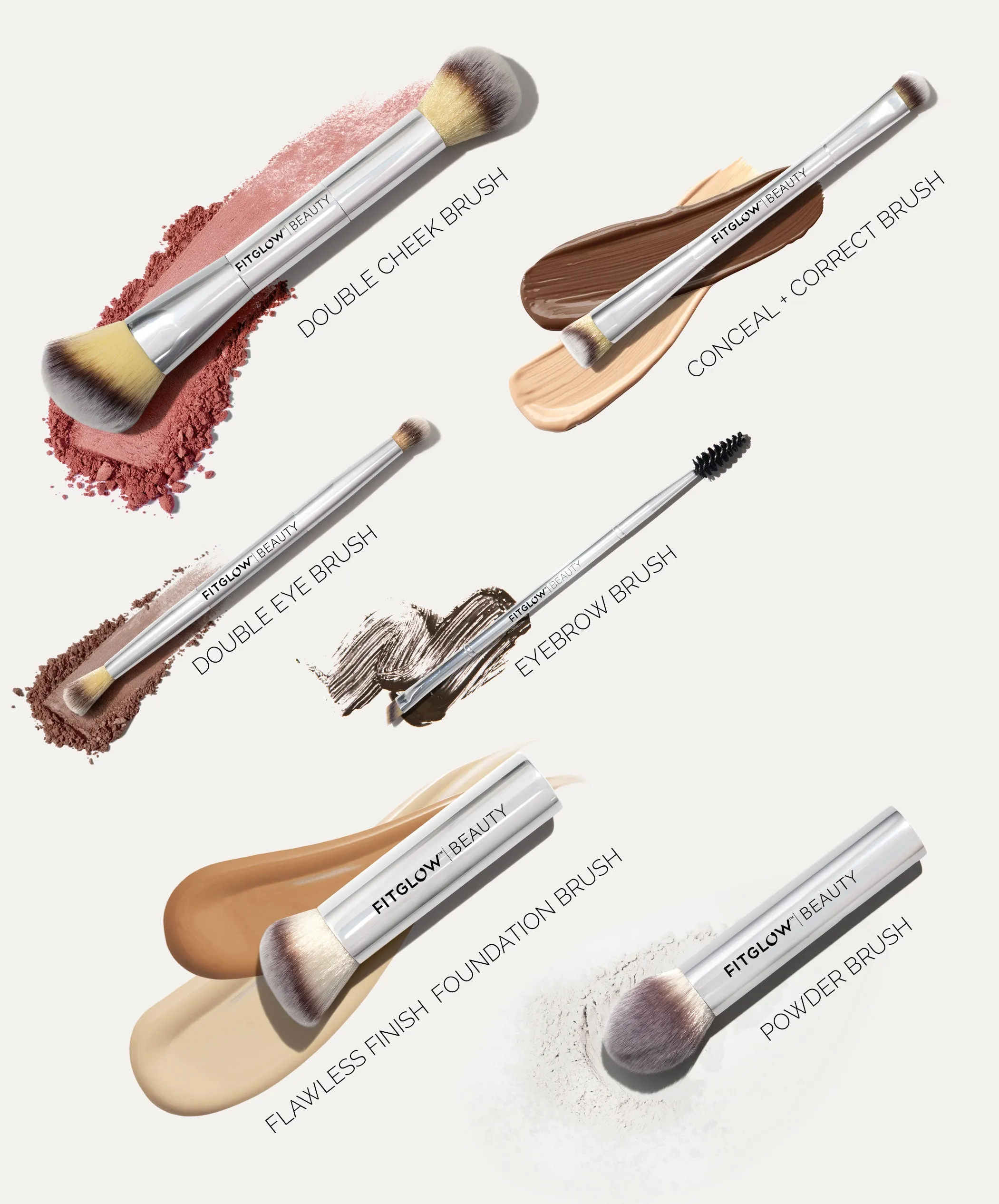 Vegan Teddy Double Eye Brush