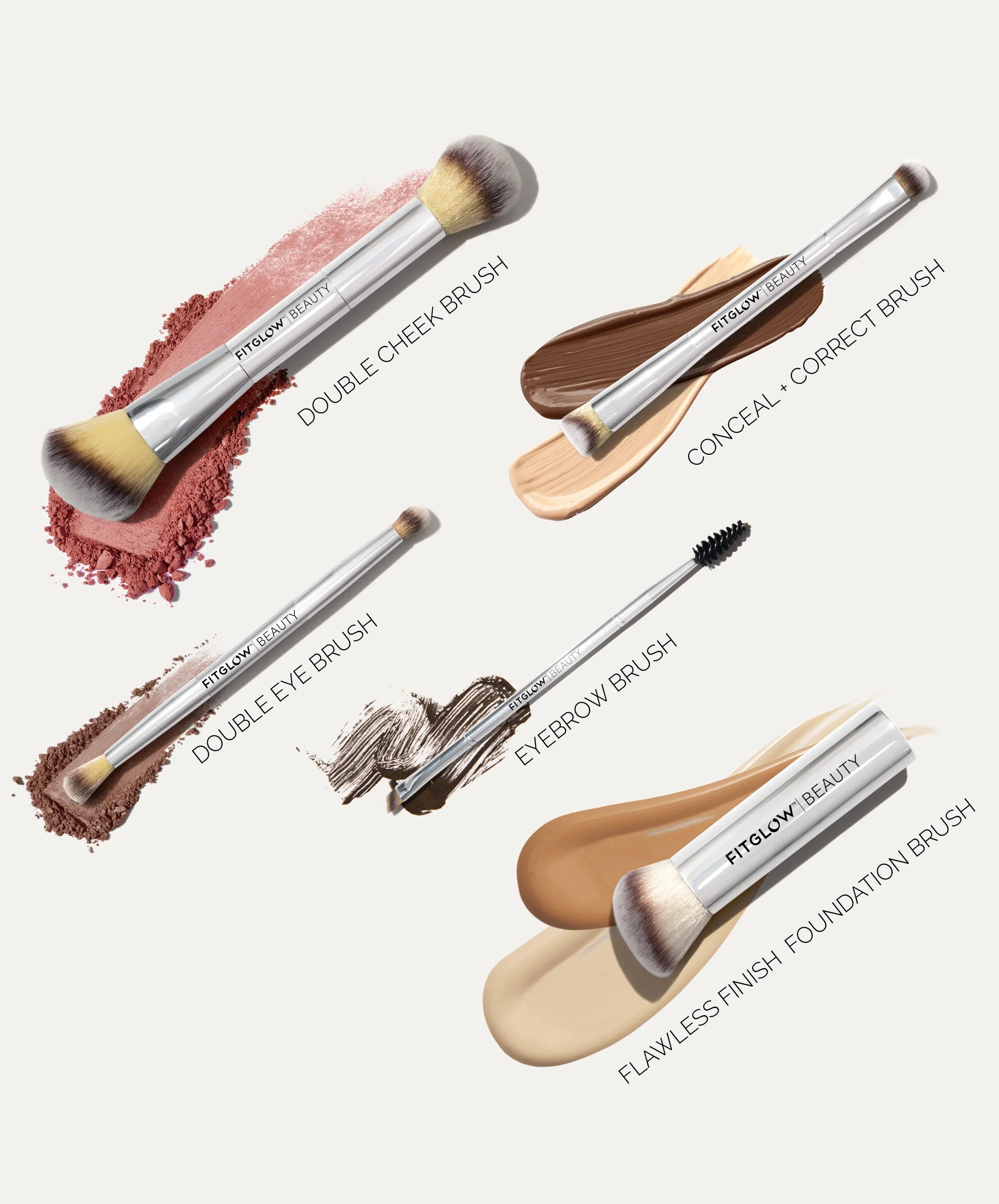 Vegan Teddy Double Eye Brush