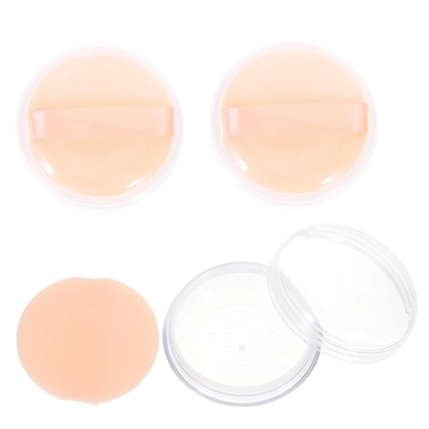 Velour Makeup for Loose Powder Refillable Powder Case Perfect Present for Girlfriend