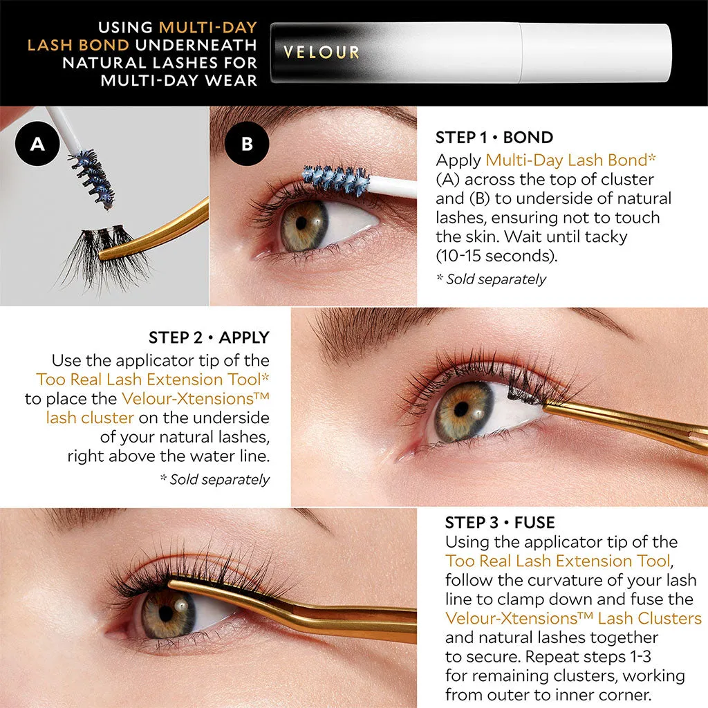 Velour Xtensions Lash Clusters - Volume Lash Clusters