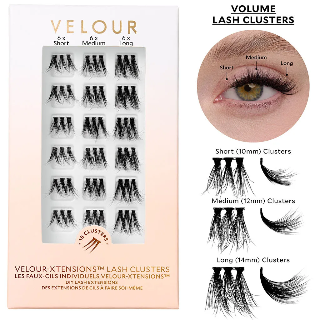 Velour Xtensions Lash Clusters - Volume Lash Clusters