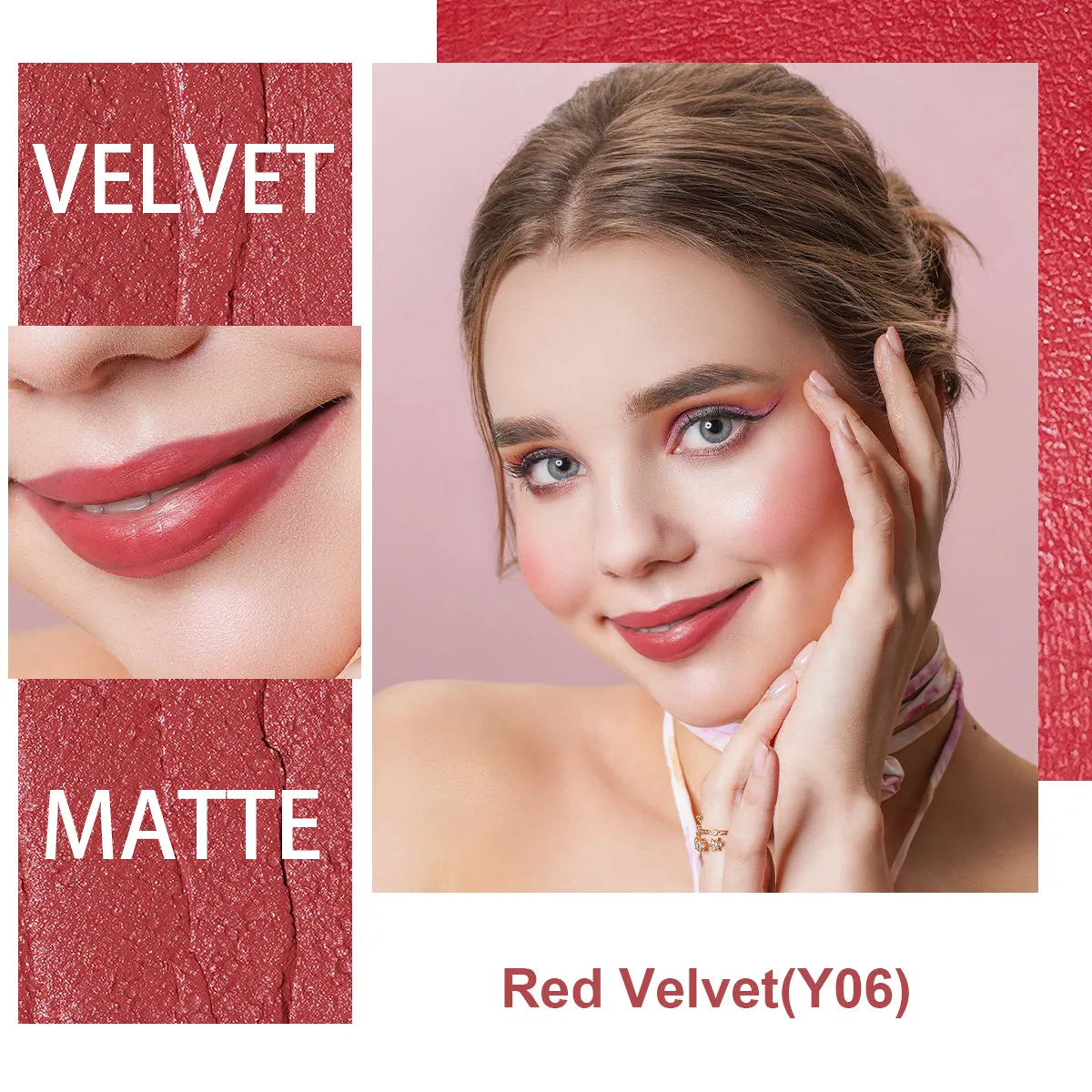 Velvet Matte Lipstick | Y06 Red Velvet