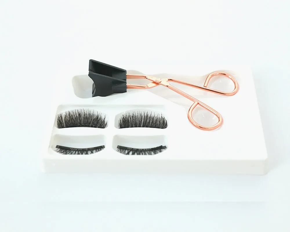 VenusFox False Magnetic Eyelashes on Magnets Magnetic Lashes Eyelash Extension Natural Magnetic Eyelashes Tweezers Magnetic Lash Kit
